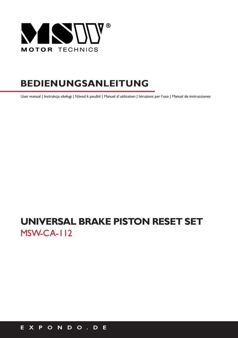 MSW Motor Technics MSW-CA-112 User manual