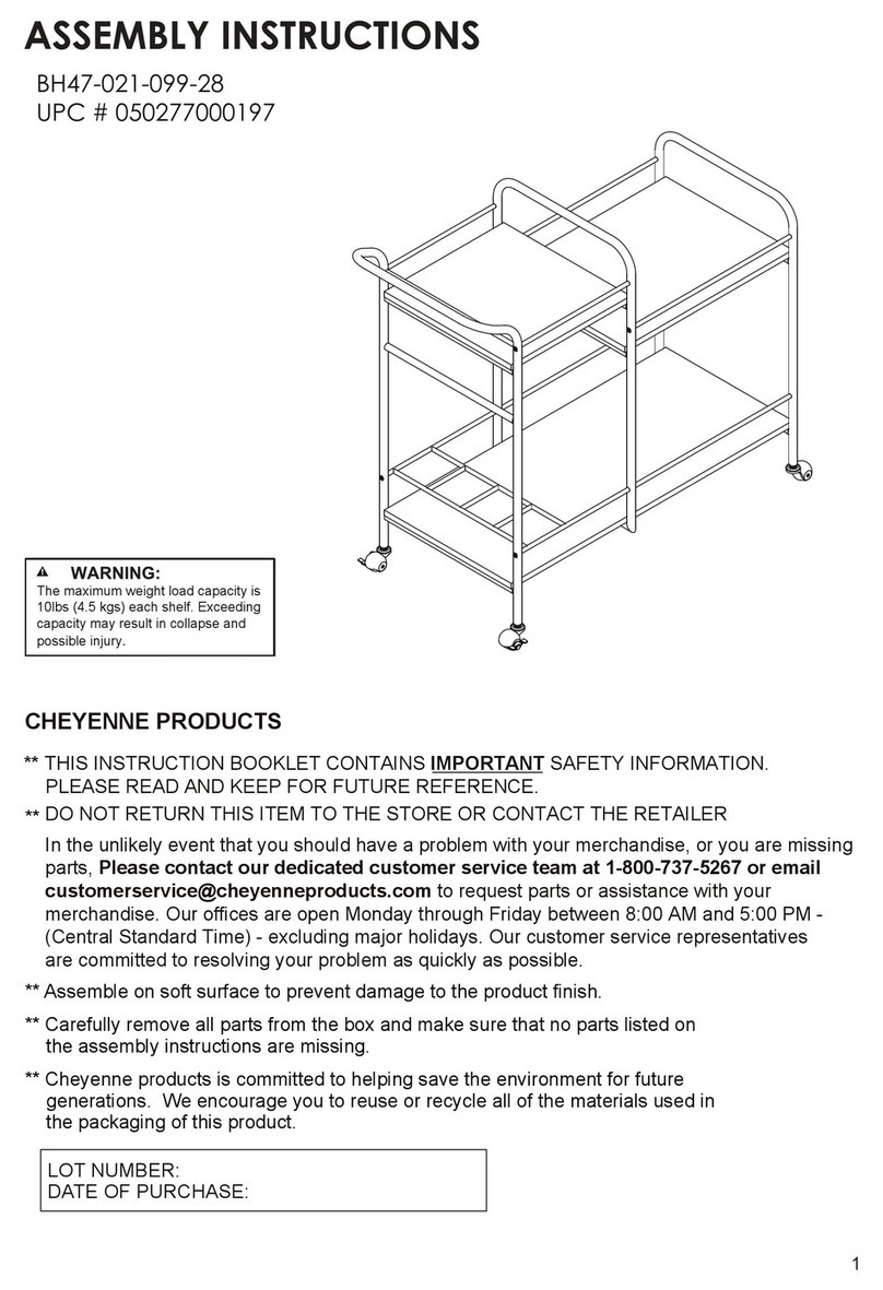 Cheyenne Products BH47-021-099-28 Assembly instructions