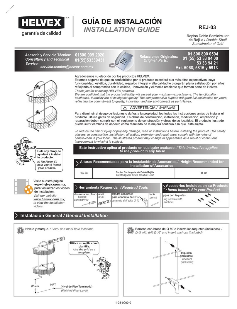 Helvex REJ-03 User manual