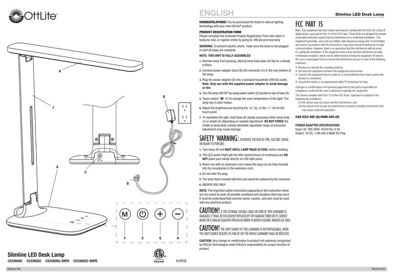 OttLite CS33600C User manual