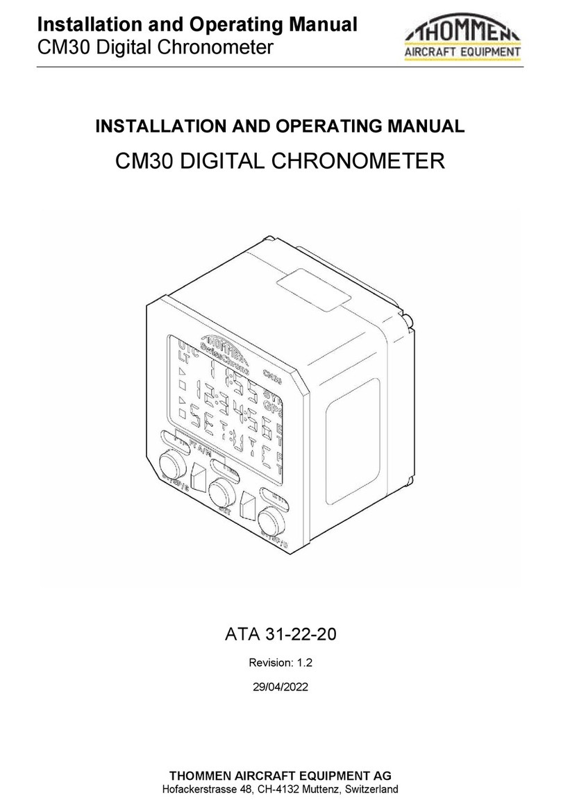 Thommen CM30 User manual