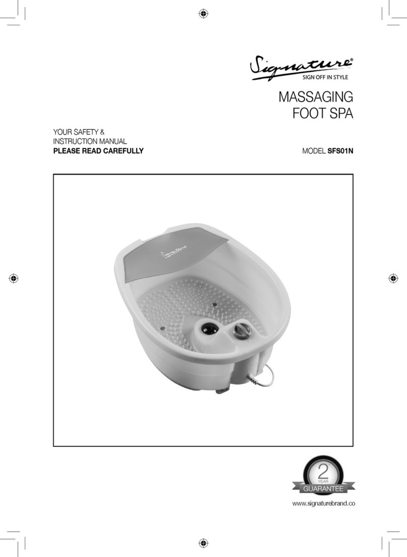 Signature SFS01N Safety & instruction manual