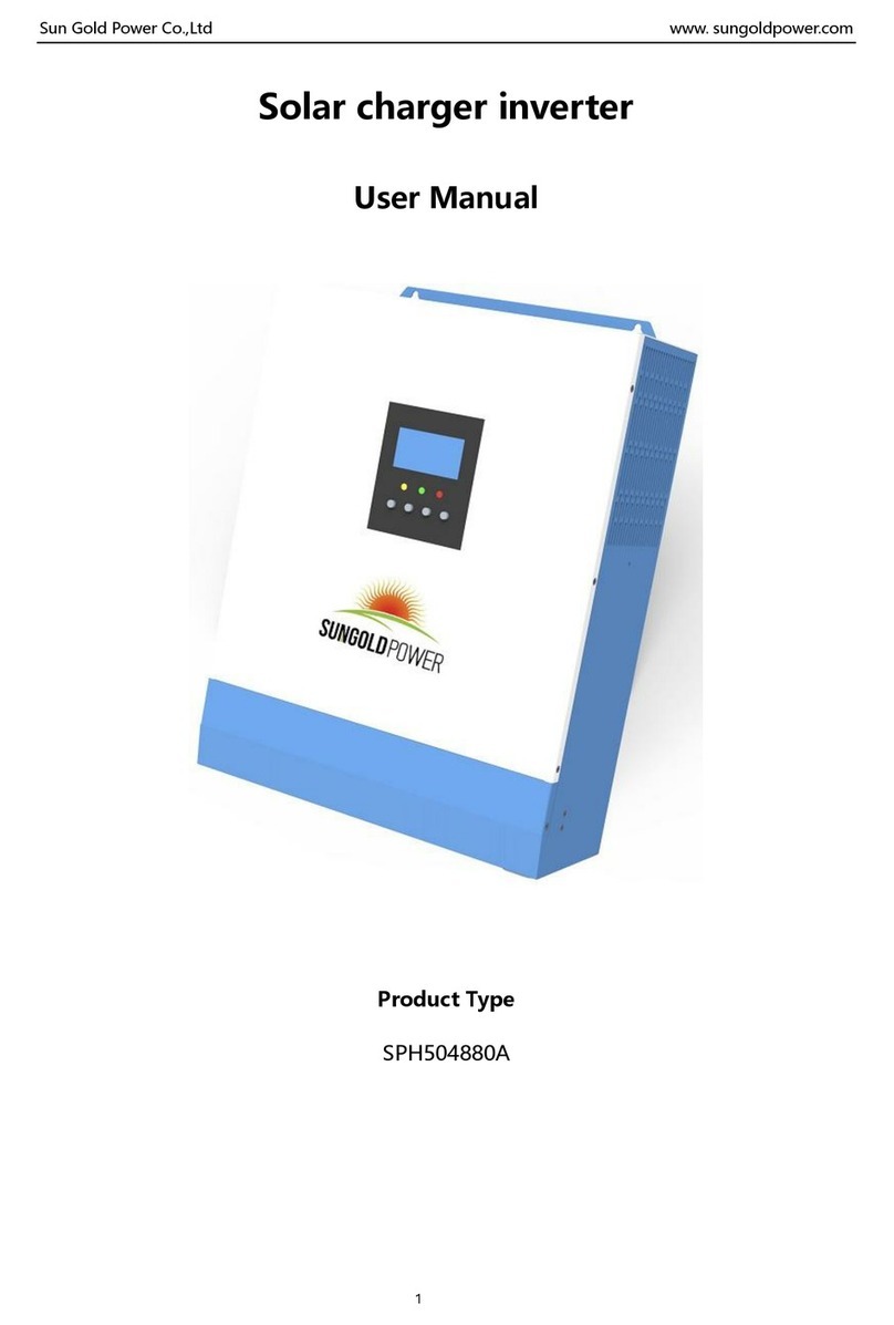 SUNGOLD POWER SPH504880A user manual
