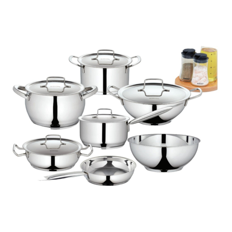 BOROSIL Cookfresh Stainless Steel instructions