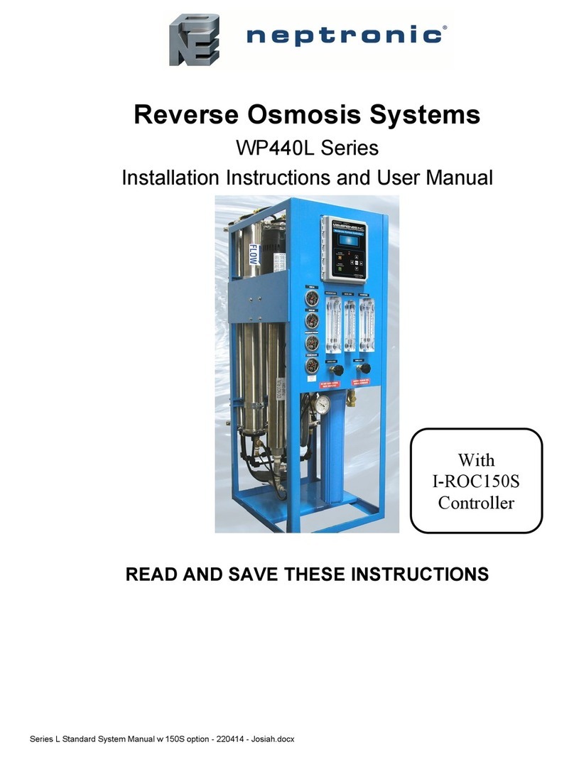 Neptronic WP440L Series Installation instructions and user manual Neptronic WP440L Series Installation instructions and user manual