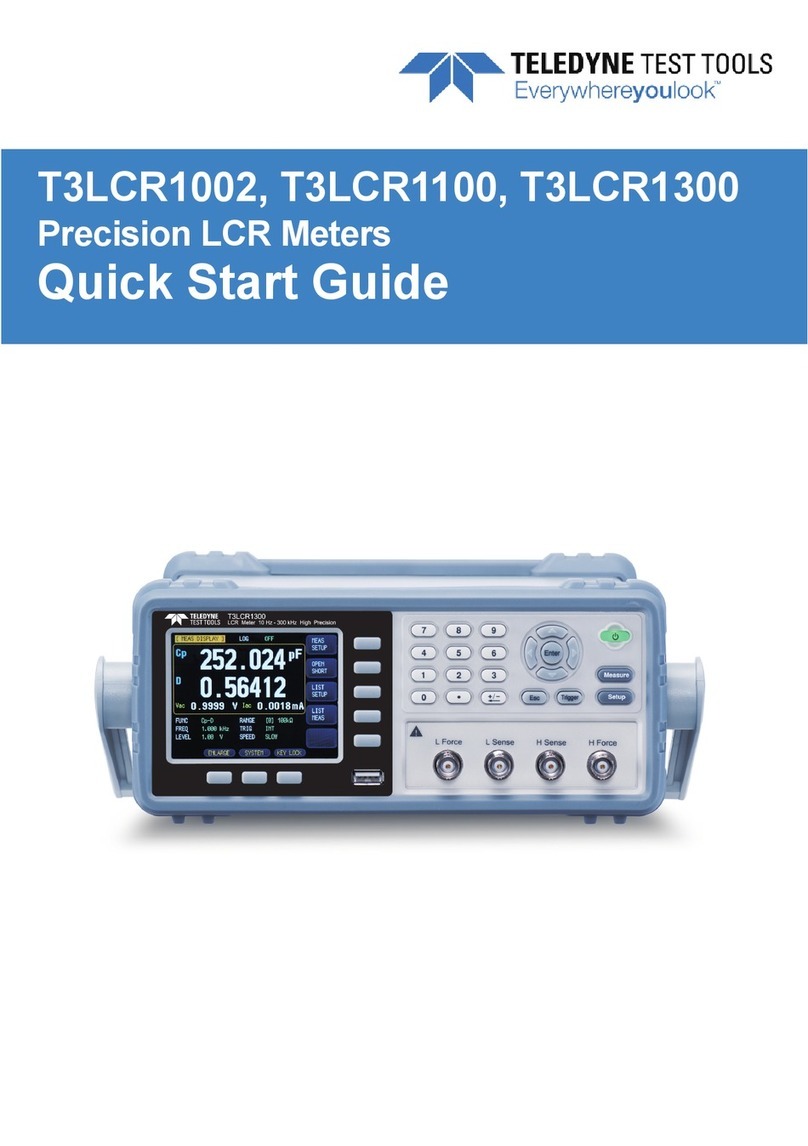 Teledyne T3LCR1002 quick start guide