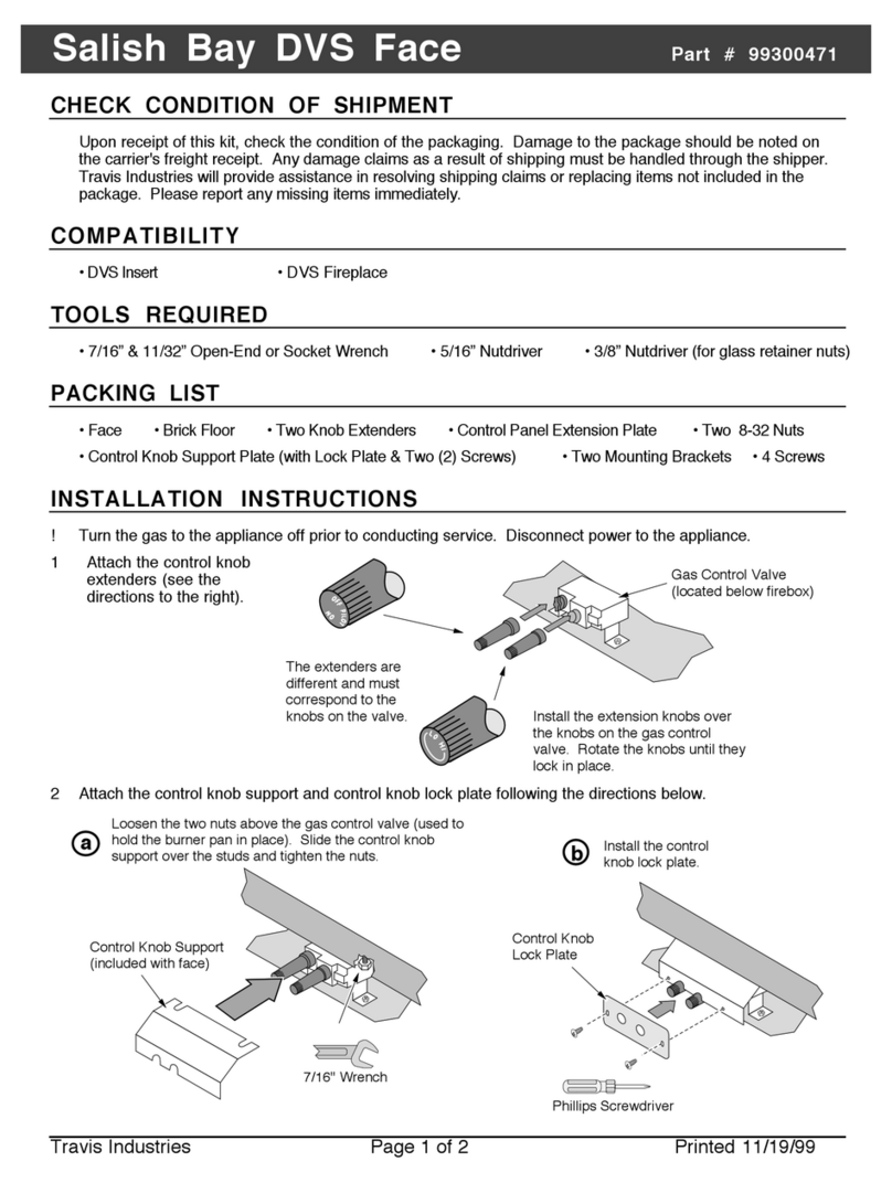 Travis Industries 99300471 User manual