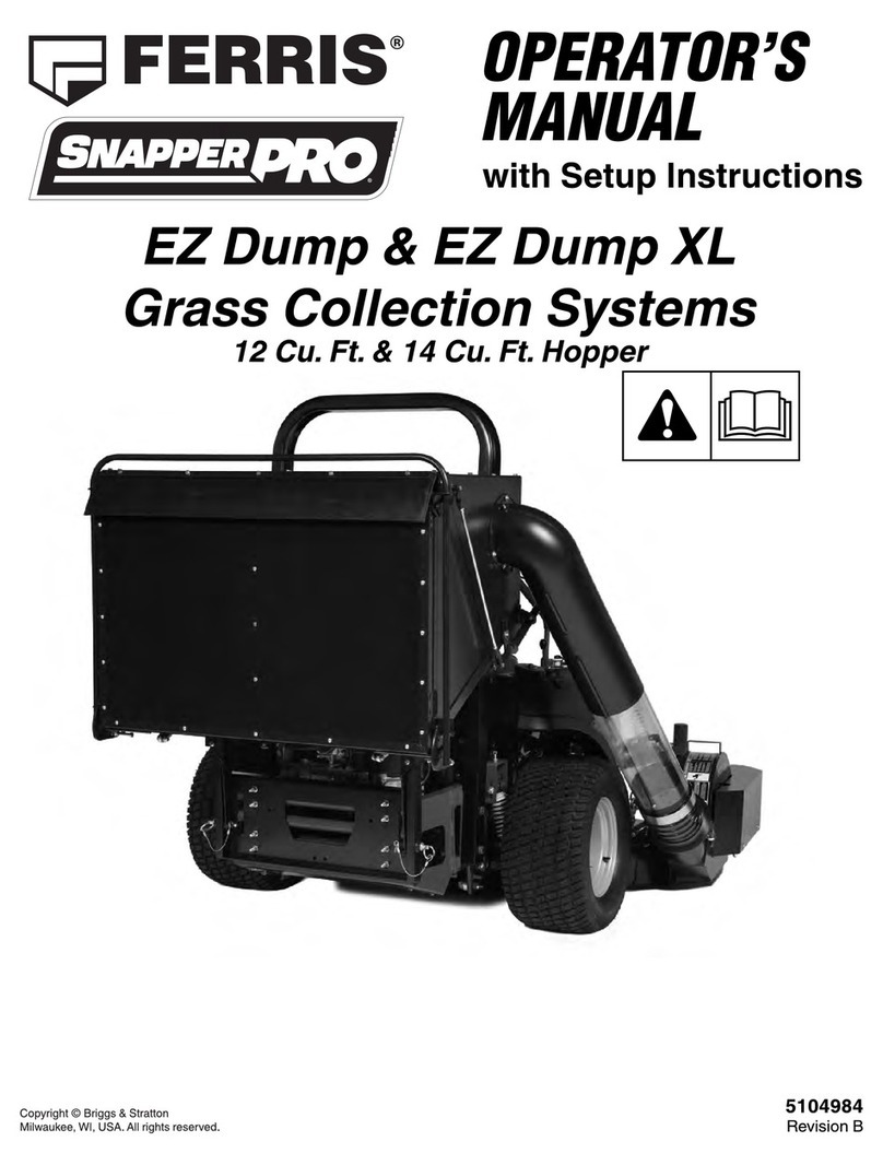 Ferris SNAPPER PRO EZ Dump Operator's manual