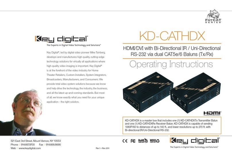 Key Digital FATCAT Series operating instructions