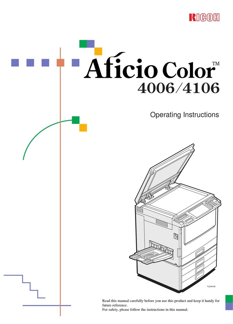 Ricoh Aficio Color 4006 User manual