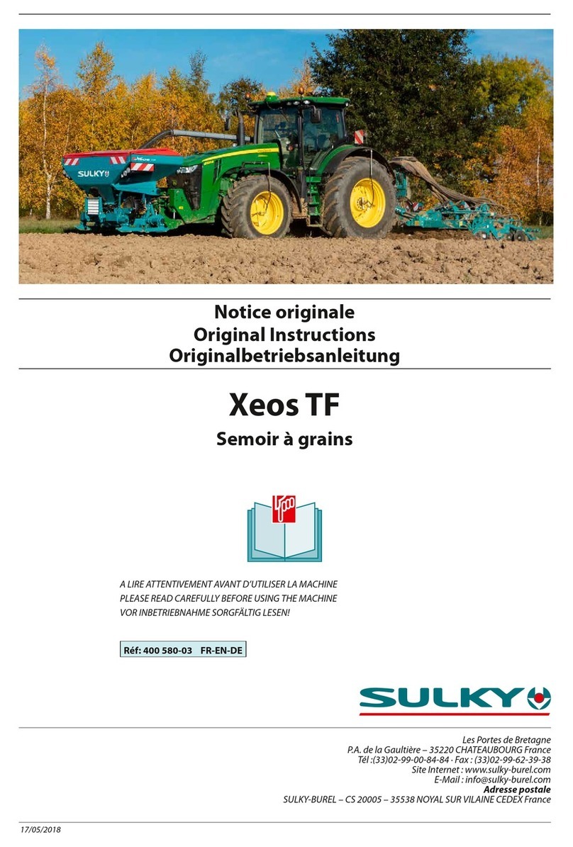Sulky Xeos TF Original instructions