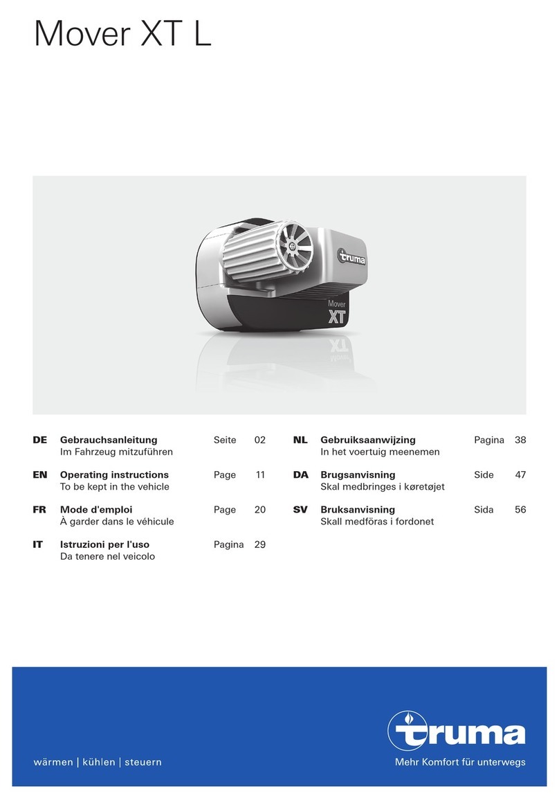 Truma Mover XT L operating instructions