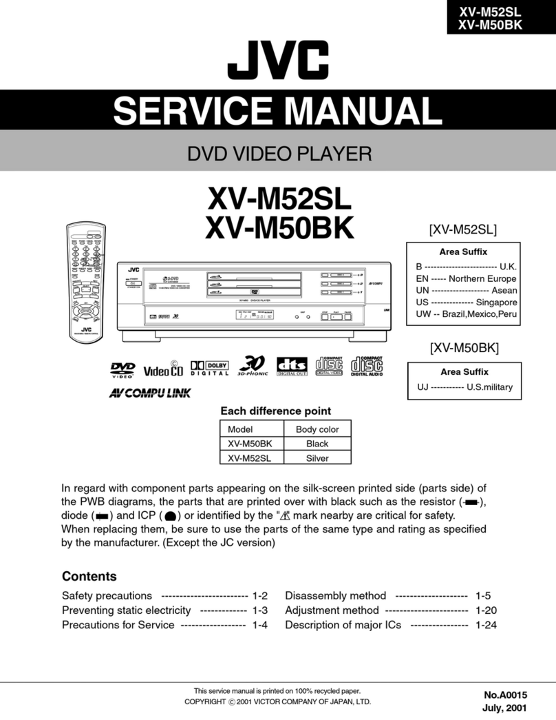 JVC XV-M52SL User manual
