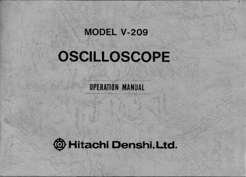 Hitachi V-209 Operation manual