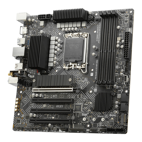 MSI PRO B660M-A CEC WIFI User manual