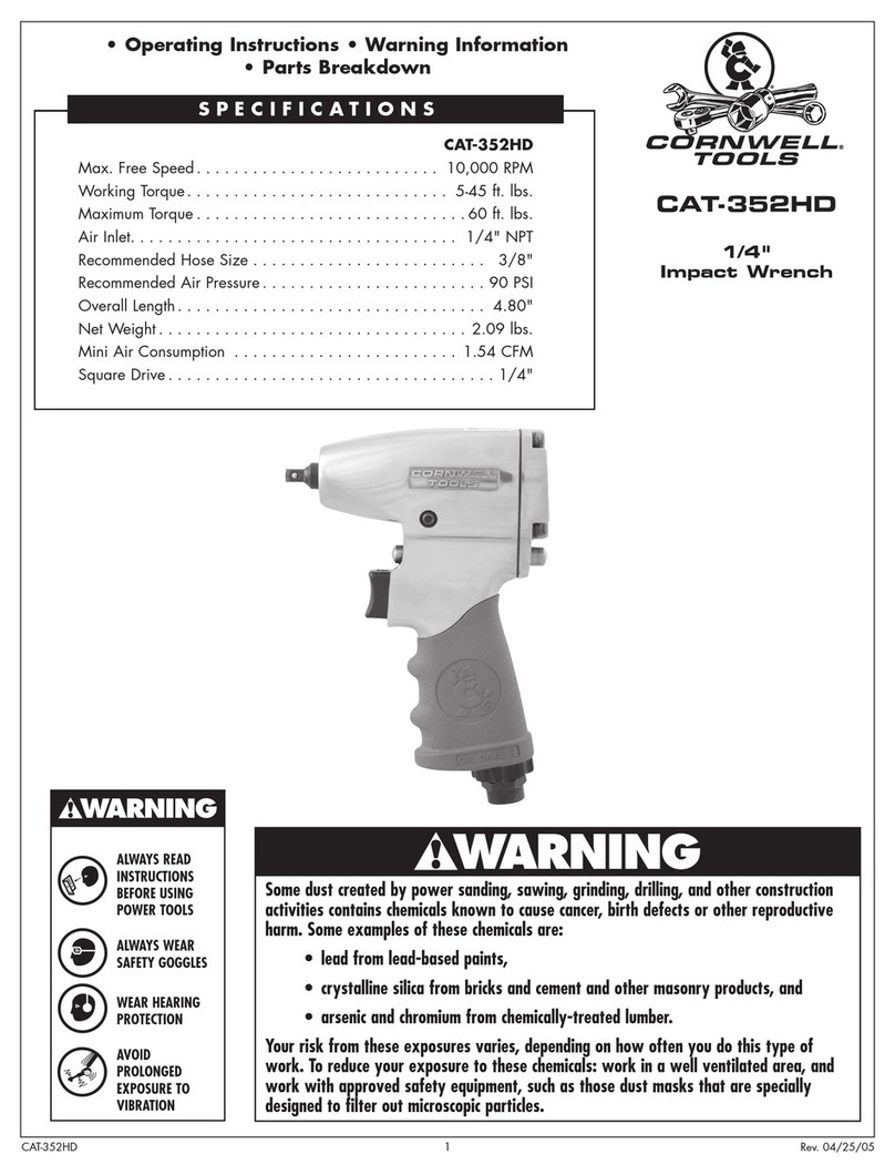 Cornwell Tools CAT-352HD User manual