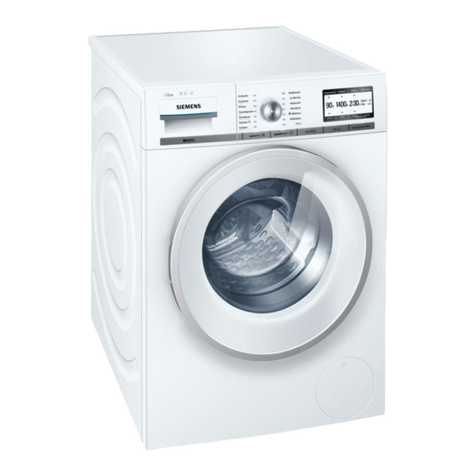 Siemens WM14Y891GR Specification sheet Siemens WM14Y891GR Specification sheet