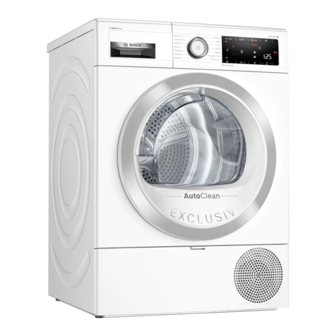 Bosch WTX8HKP9SN User manual