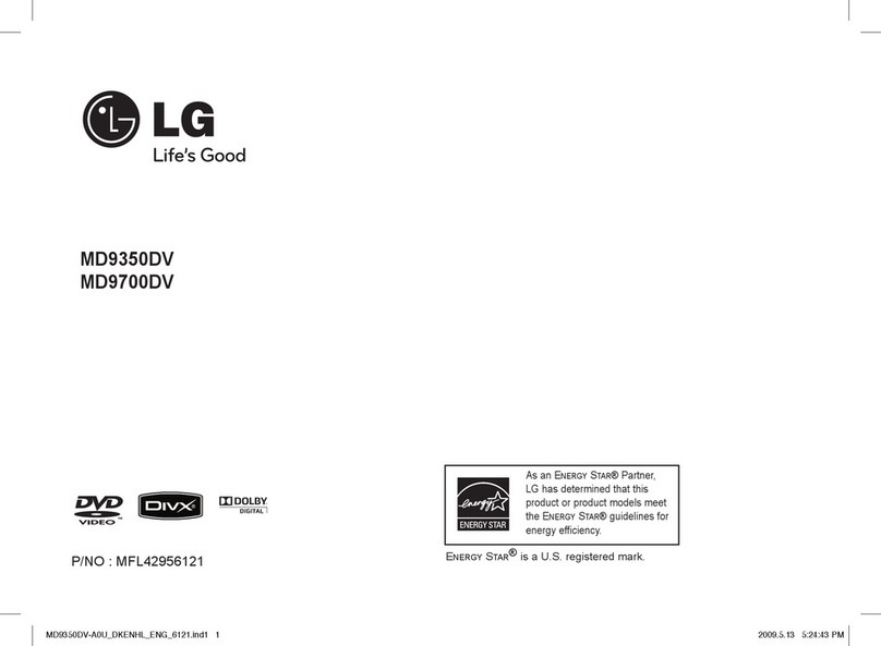 LG MD9350DV User manual