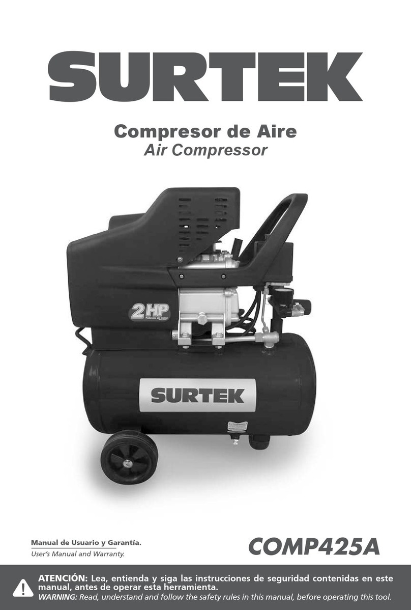Surtek COMP425A Dimensions and installation guide