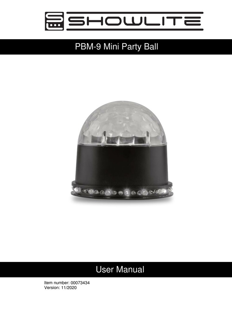 Showlite PBM-9 user manual