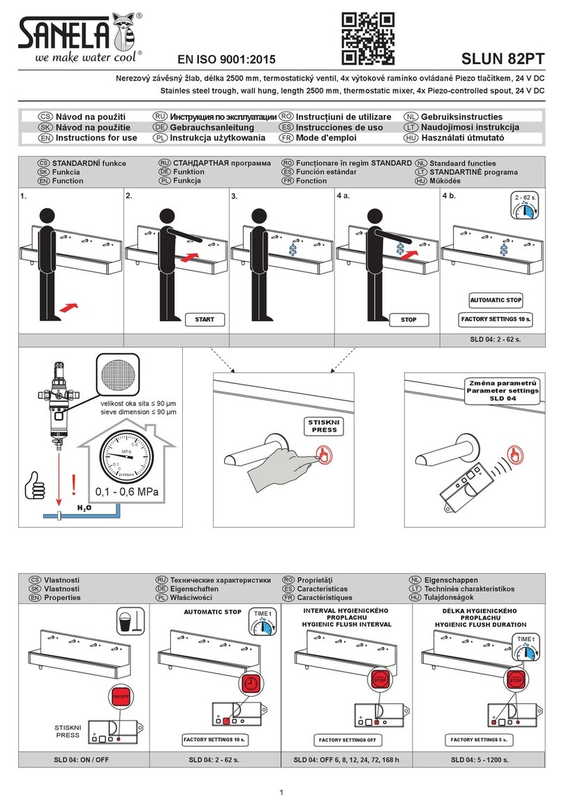 Sanela SLUN 82PT Instructions for use Sanela SLUN 82PT Instructions for use