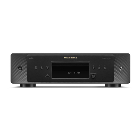 Marantz CD60N1SG User manual