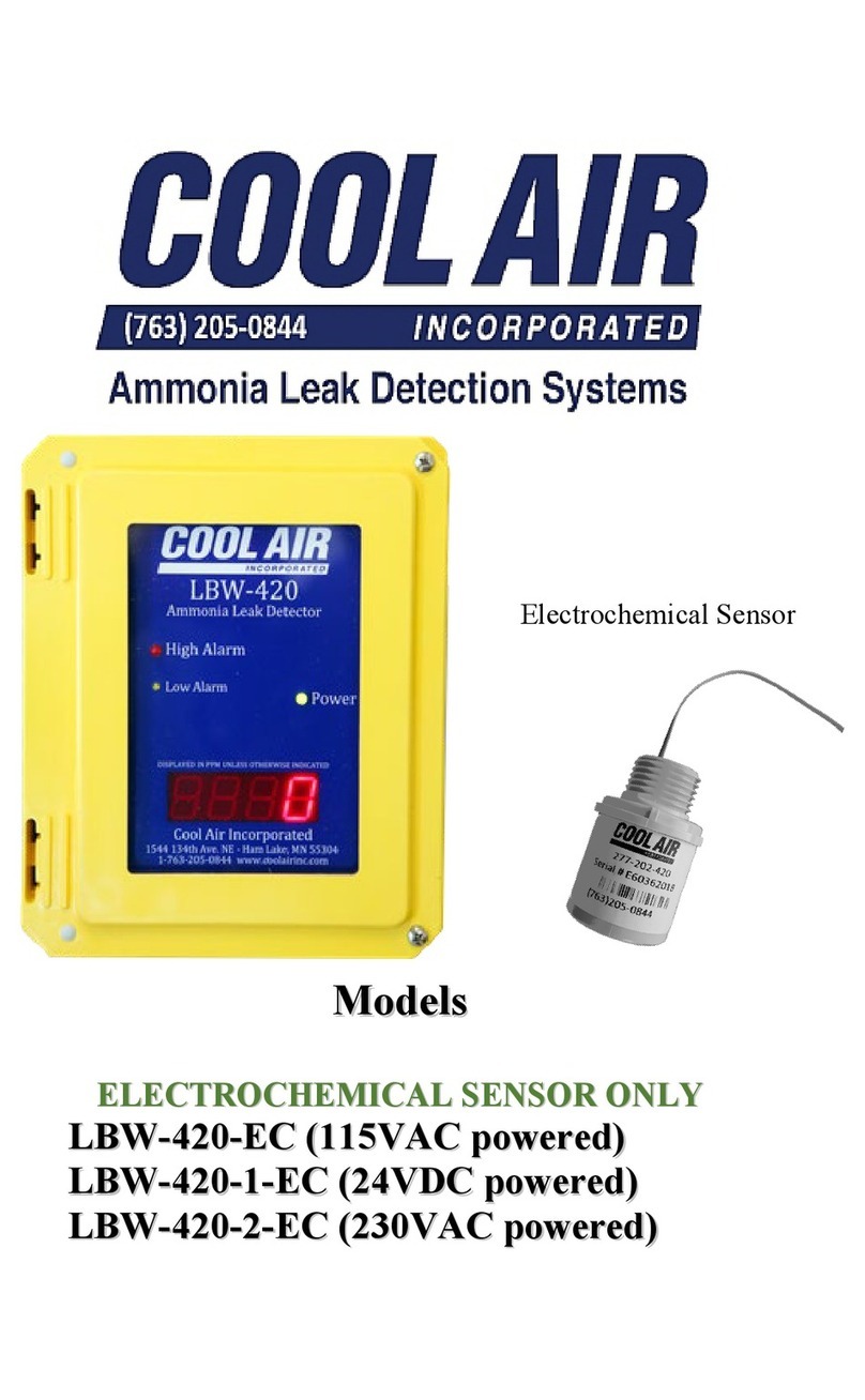 Cool Air LBW-420-EC manual