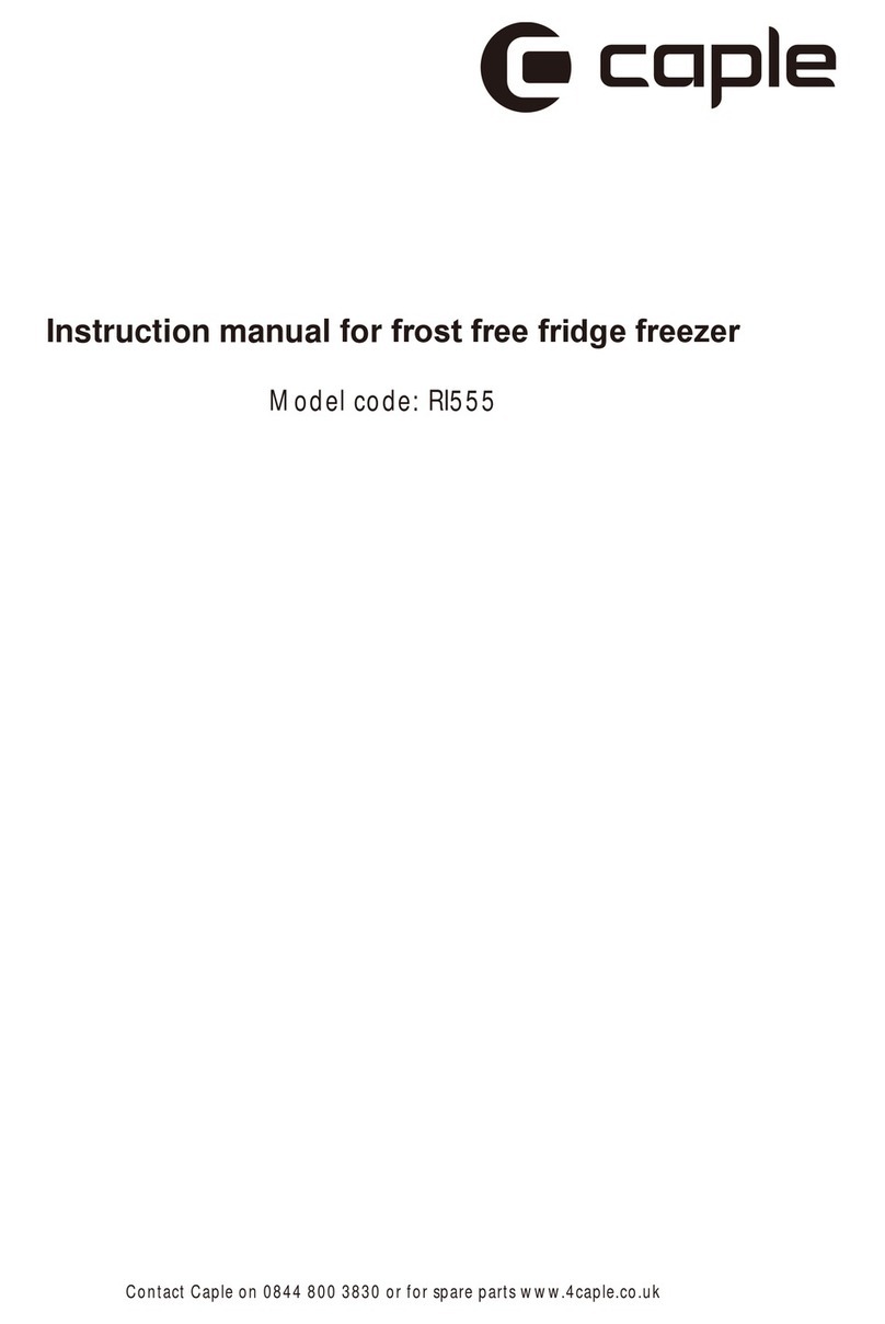 Caple RI555 instruction manual
