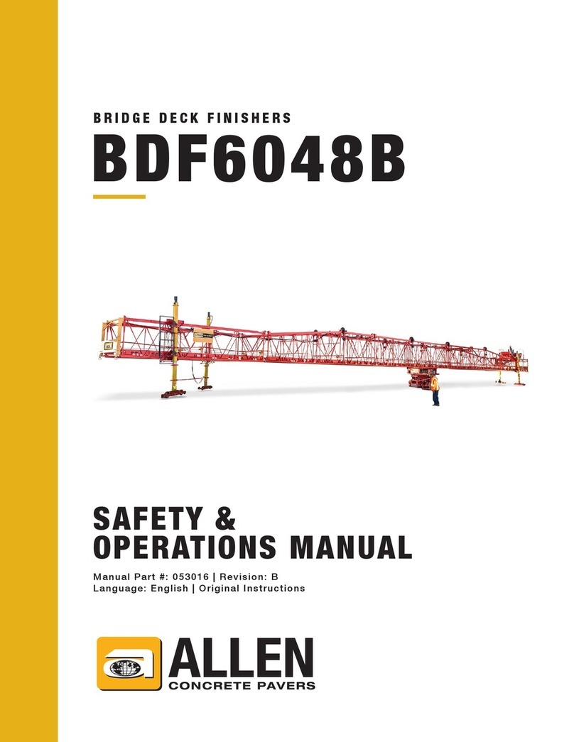 allen BDF6048B Safety & operation manual