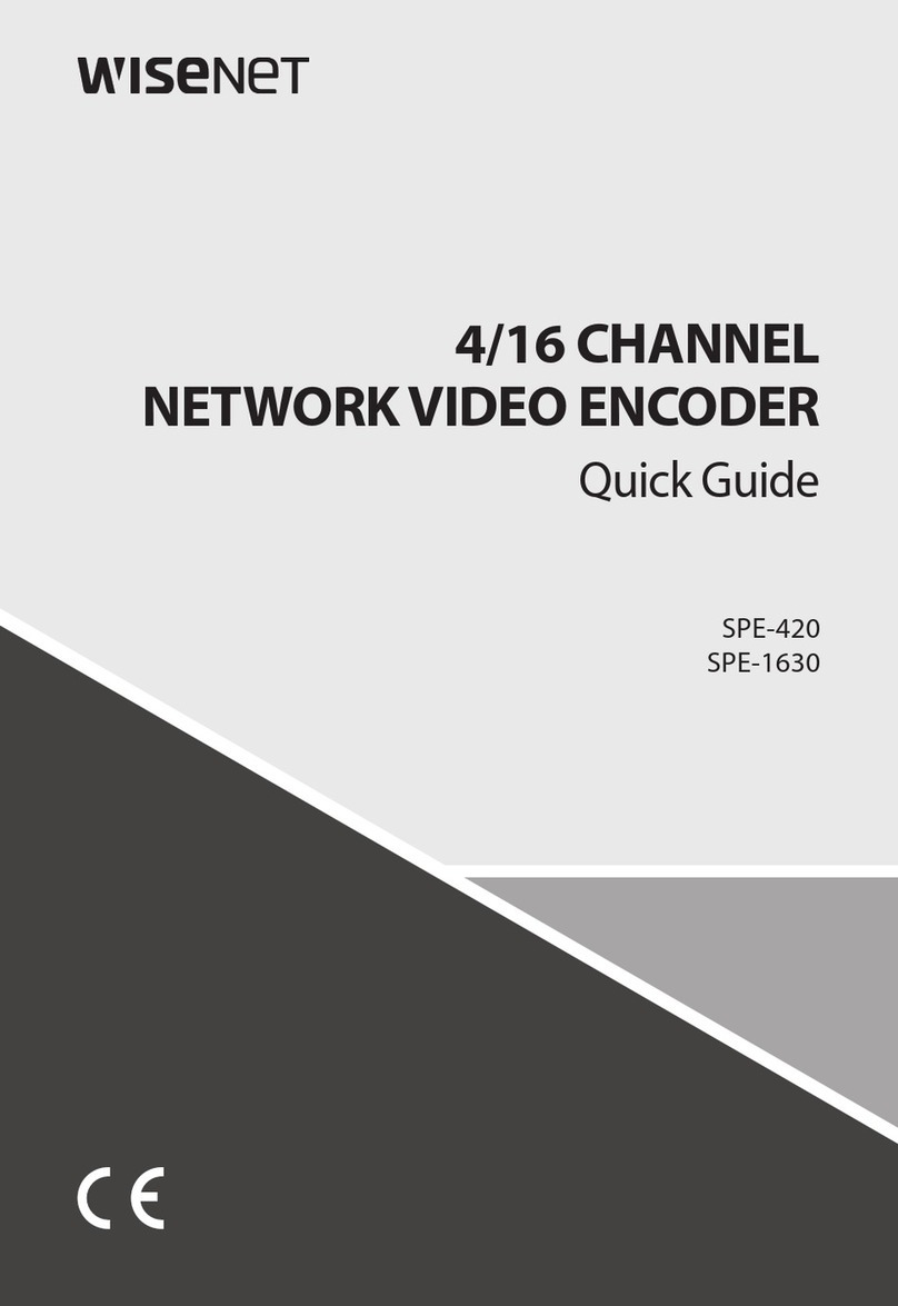 Wisenet SPE-1630 quick guide