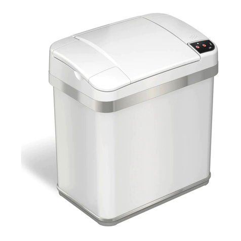 Itouchless TOUCHLESS TRASH CAN MT02SW User manual