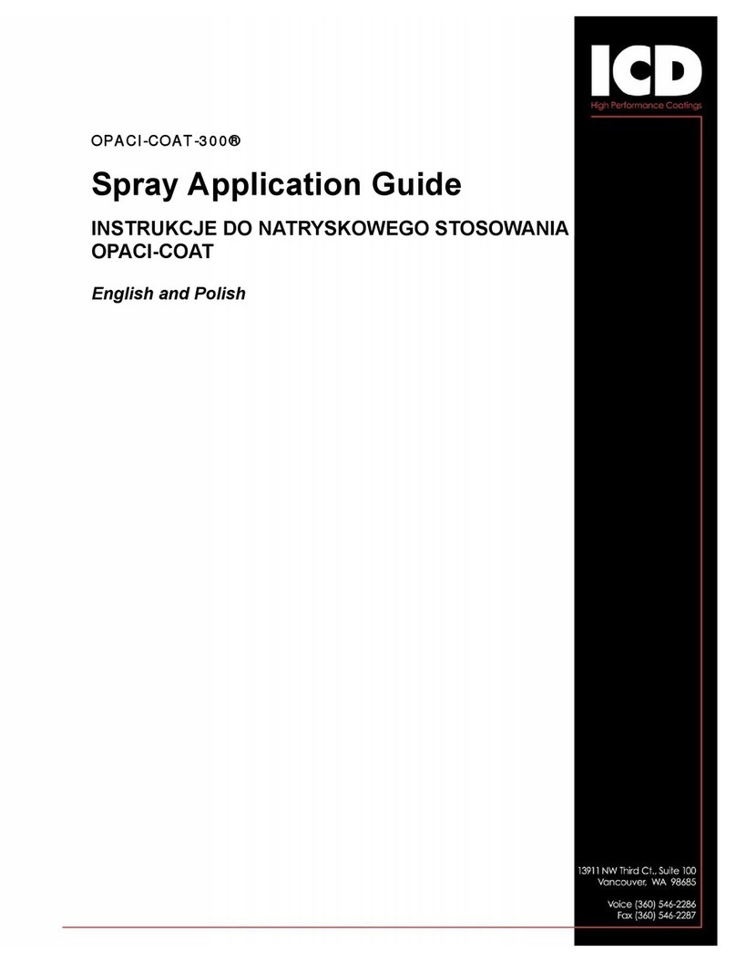 ICD OPACI-COAT-300 Application guide