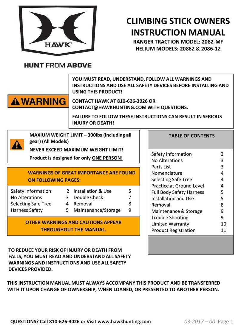 Hawk 2082-MF instruction manual