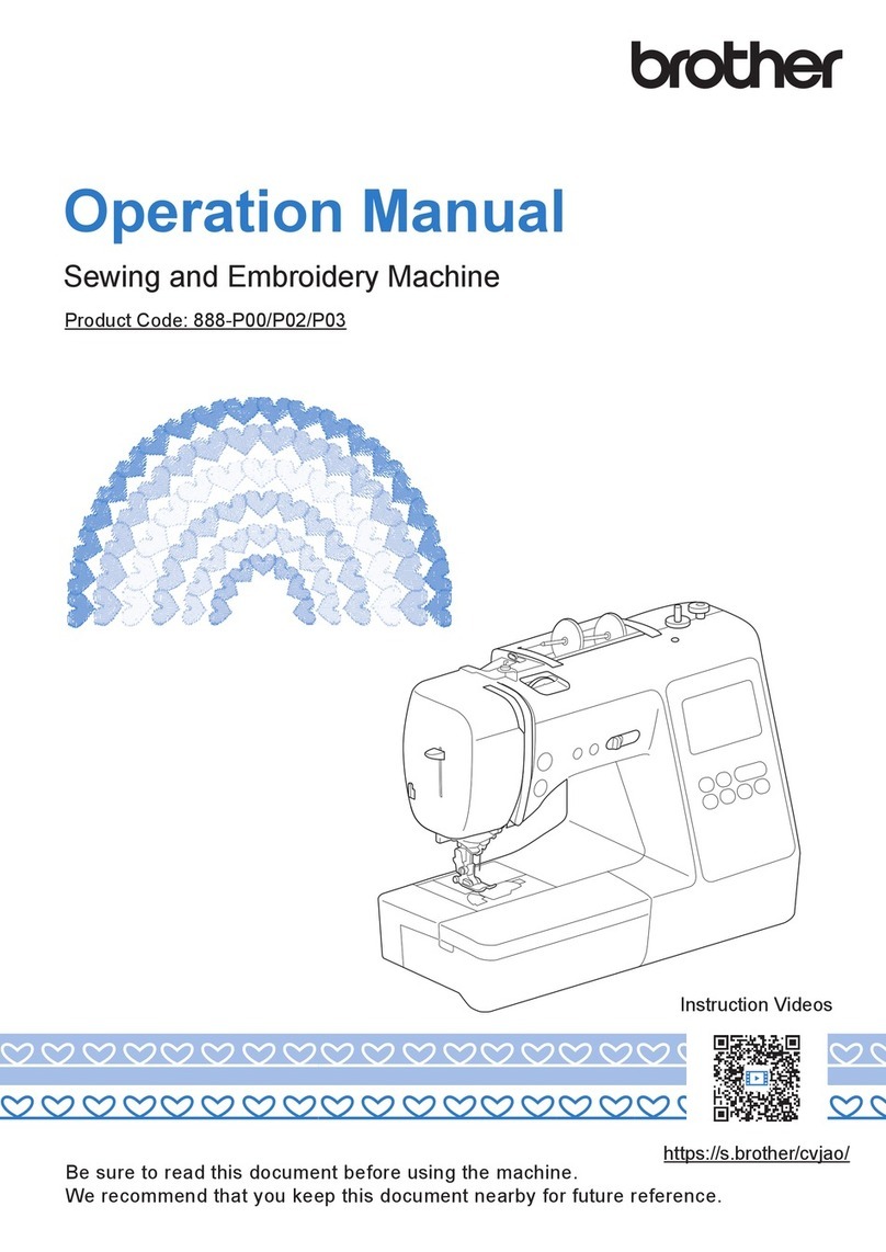 Brother 888-P00 Installation and operation manual
