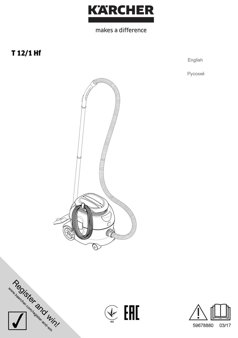 Kärcher T 12/1 Hf User manual