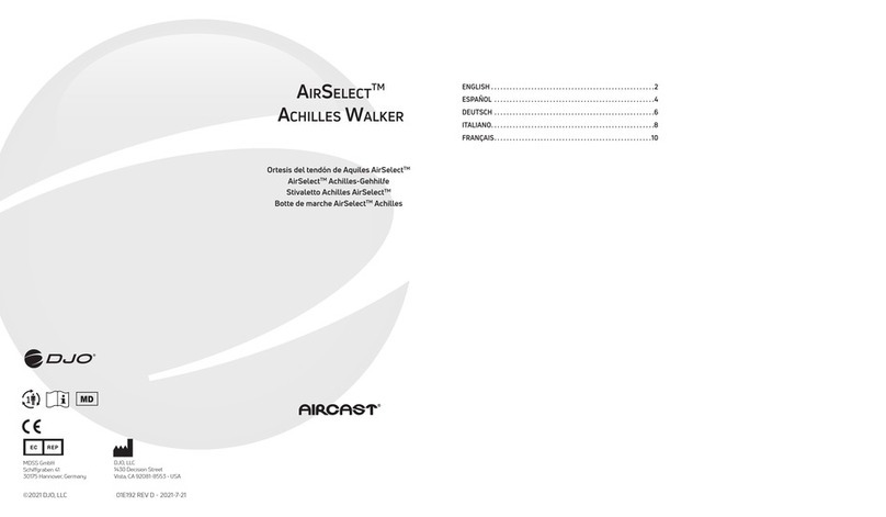DJO Aircast AirSelect manual