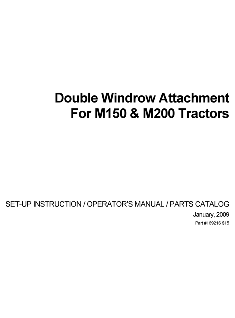 MacDon M150 2009 Setup Instruction