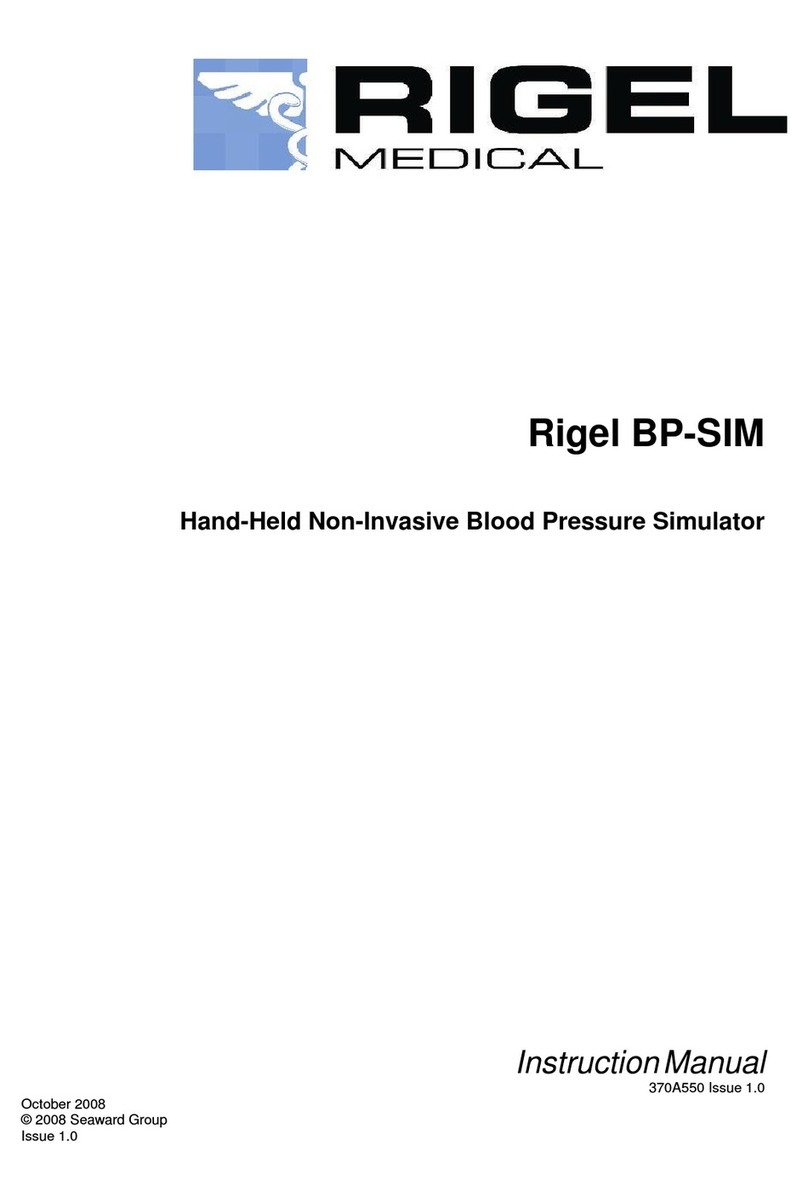 Rigel Medical Rigel BP-SIM instruction manual