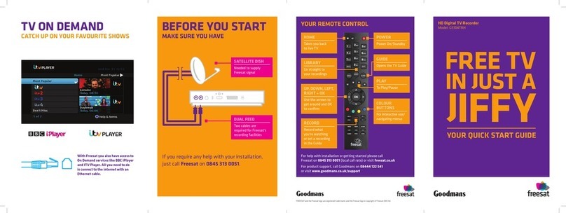 Freesat GS104TRH quick start guide
