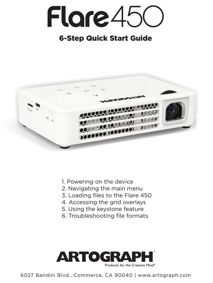 artograph Flare450 quick start guide artograph Flare450 quick start guide