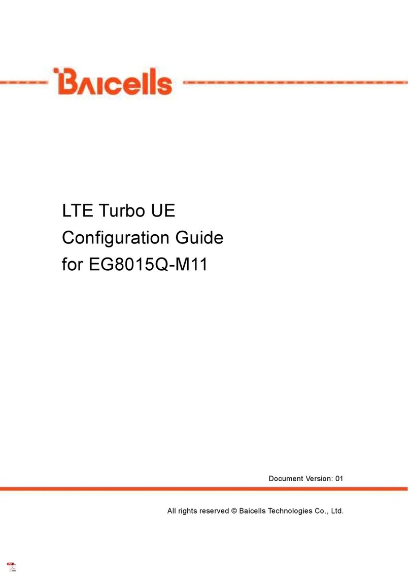 Baicells EG8015Q-M11 User manual