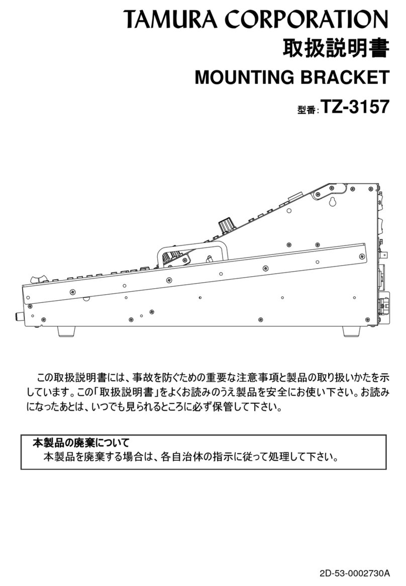 TAMURA TZ-3157 instruction manual TAMURA TZ-3157 instruction manual