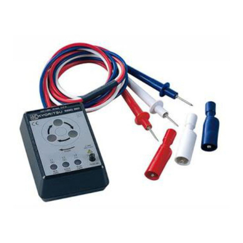Kyoritsu Electrical Instruments Works, Ltd. 8031 instruction manual