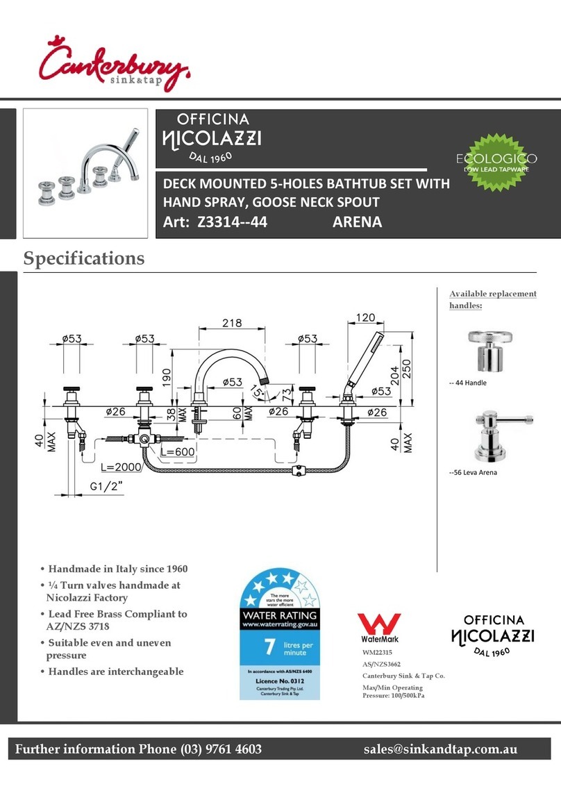 CANTERBURY ARENA Z3314-44 manual