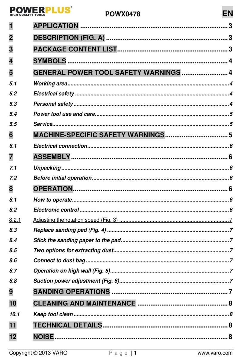 Powerplus POWX0478 manual
