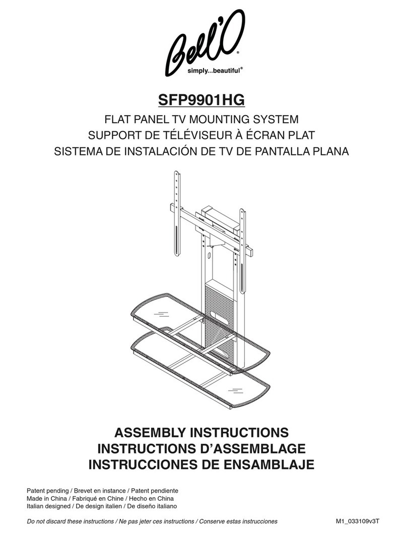 Bell'O SFP-9901HG Assembly instructions