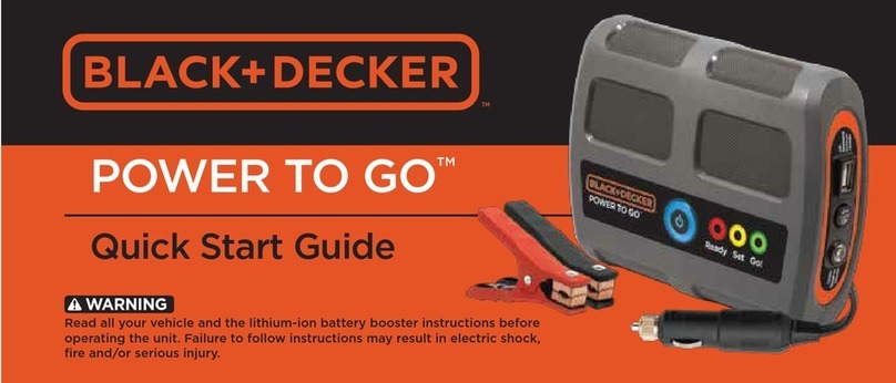 Black & Decker POWER TO GO quick start guide
