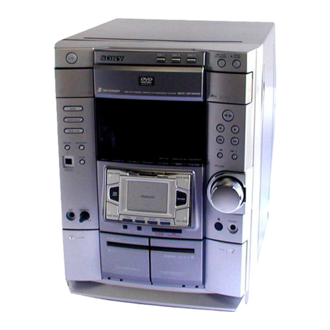 Sony SS-DP1000D User manual