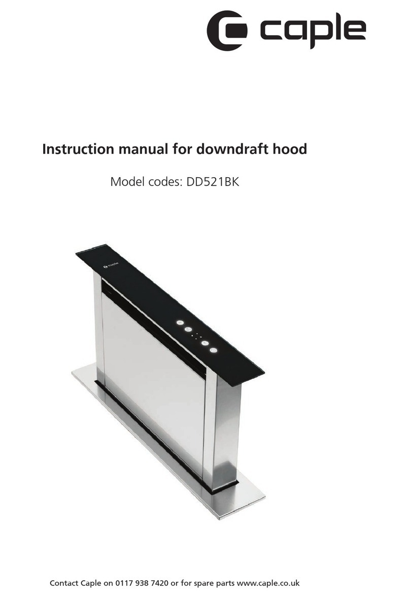 Caple DD521BK instruction manual